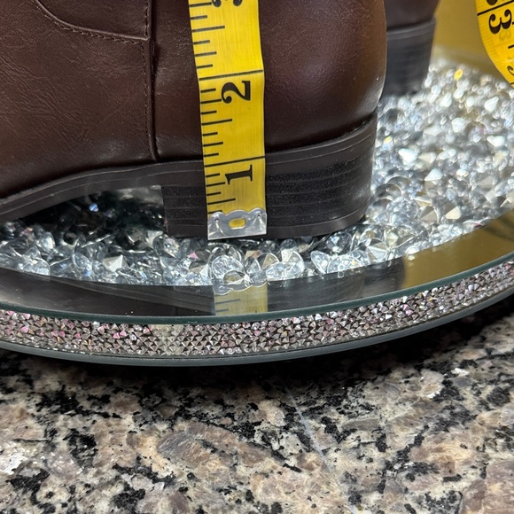 Thalia Sodi Veronica Dark Brown Heeled Boots Riding Boots NWT 7 - Picture 11 of 15